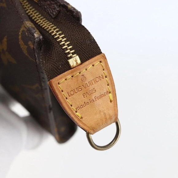 LOUIS VUITTON Monogram Bucket PM Accessory Pouch LV Auth 145087 - Picture 9 of 16